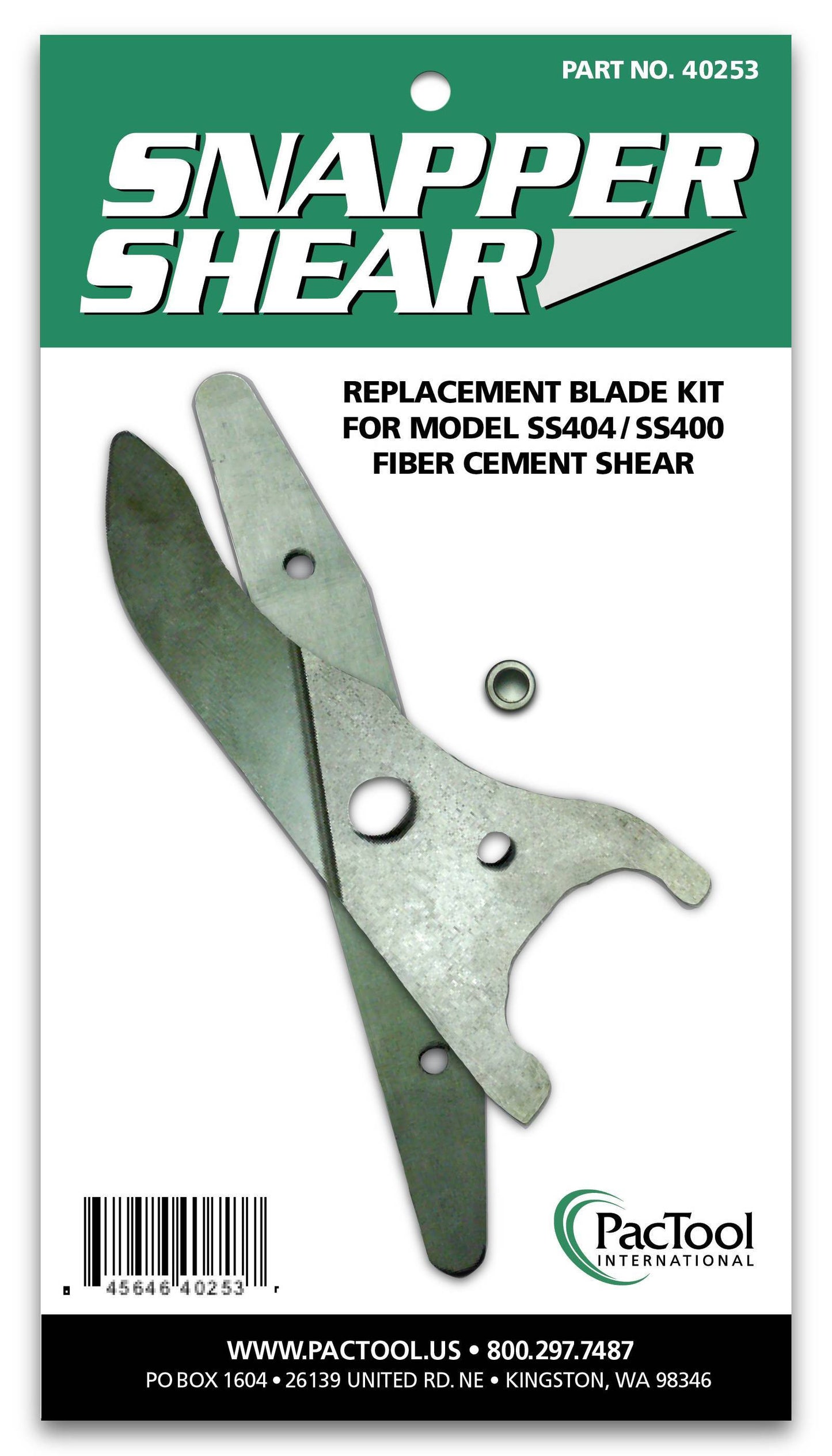 40253 Snapper Shear Replacement Blades for Fiber Cement Siding Shears (for SS404 and SS204)