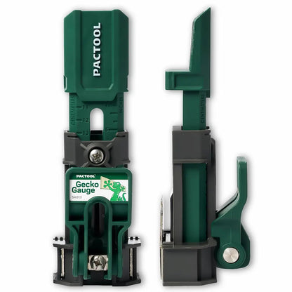 green and black universal gecko gauge